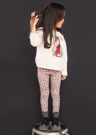 Compleu fete - Mayoral,set colanti si bluza 4734