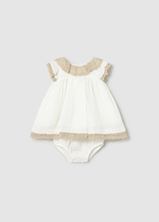 Rochiţe - Mayoral,Rochie ivoar eleganta cu dantela bej 1888