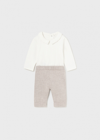 Mayoral,set 3 piese bebe 2516 ,bej [1]