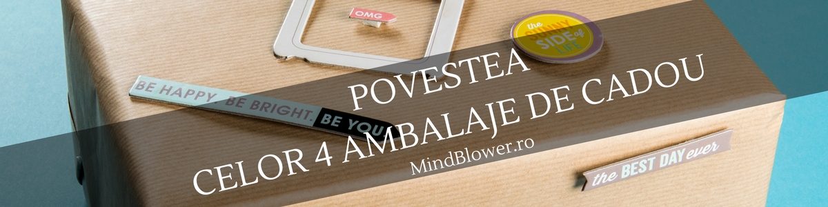 Povestea celor 4 ambalaje de cadou de la Mindblower.ro