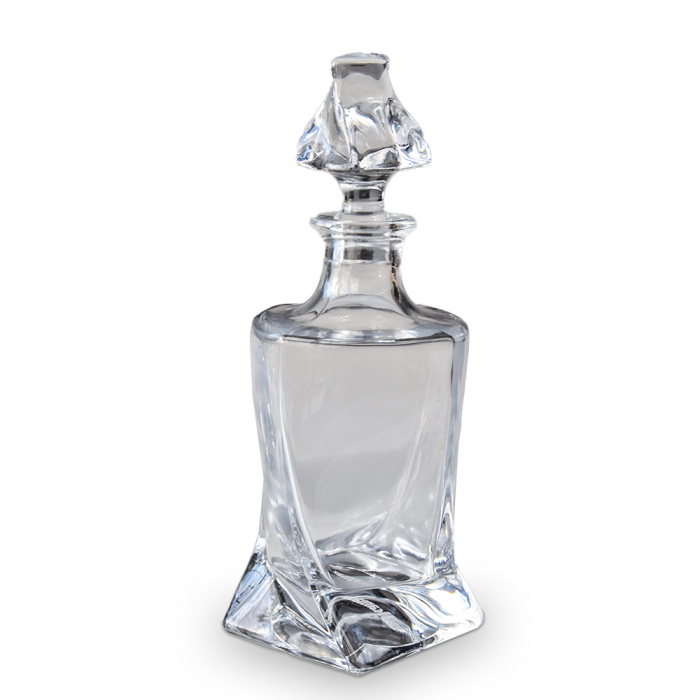 Set cadou decantor Twisted Shape cu 2 pahare [6]