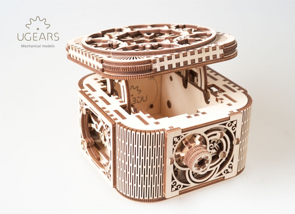 Puzzle 3D Cufar Comori - Model Mecanic din Lemn Ugears [15]