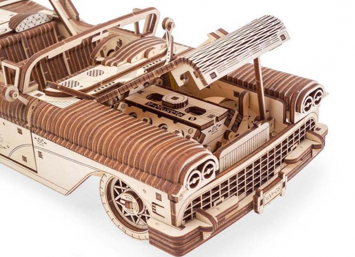 Puzzle 3D Dream Cabriolet VM-05 din lemn Ugears [18]