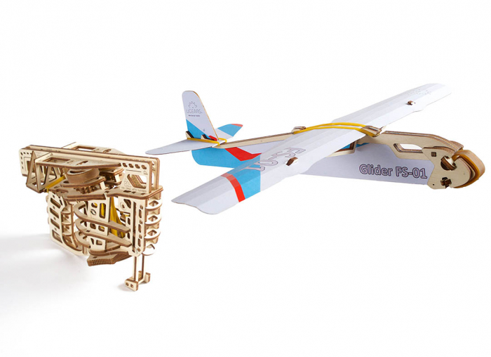 Puzzle 3D Flight Starter din lemn Ugears [14]