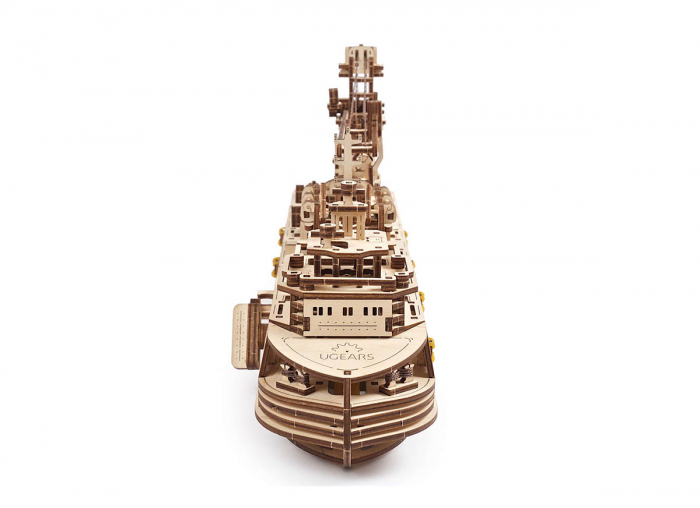 Puzzle 3D Nava de cercetare din lemn Ugears [16]