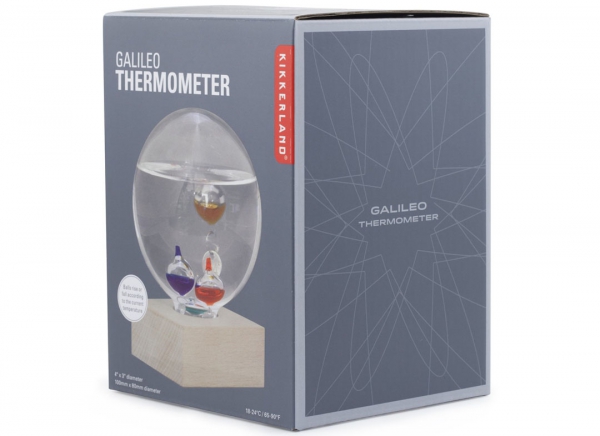 Termometru Galileo cu suport de fag [6]