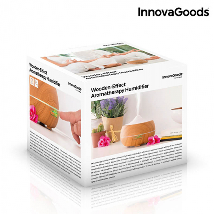 Difuzor aromaterapie uleiuri esentiale cu 15 moduri iluminare [8]