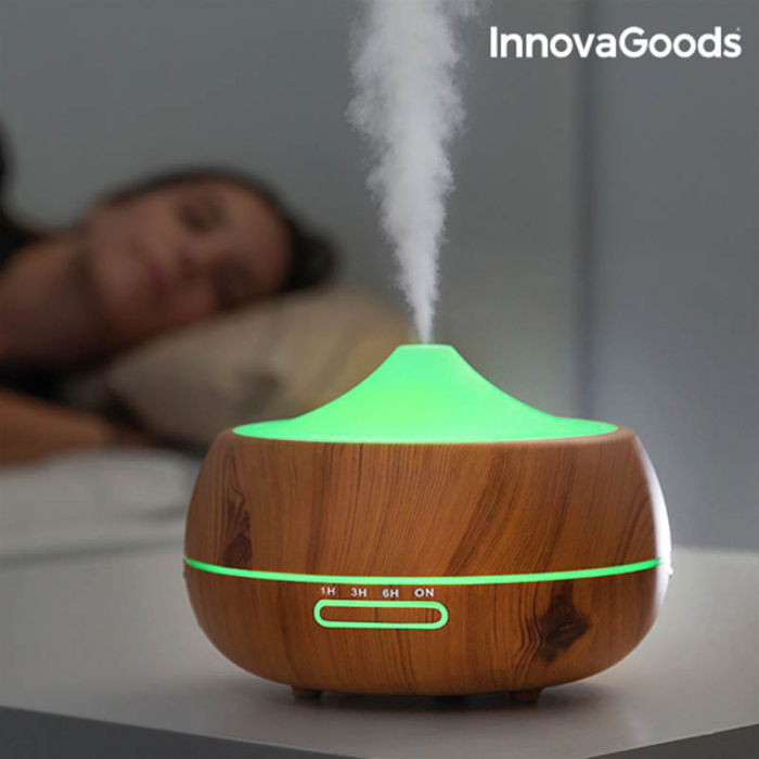 Difuzor aromaterapie uleiuri esentiale cu 15 moduri iluminare [2]