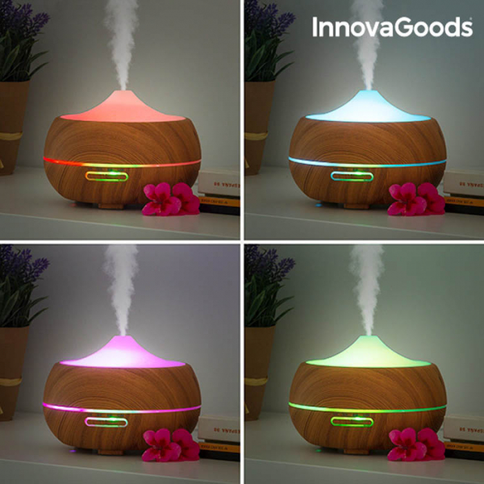 Difuzor aromaterapie uleiuri esentiale cu 15 moduri iluminare [6]