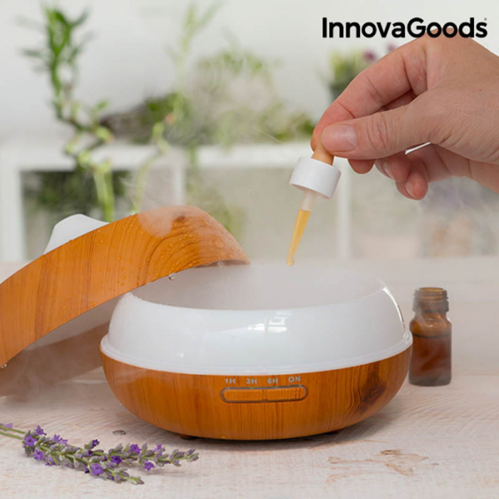 Difuzor aromaterapie uleiuri esentiale cu 15 moduri iluminare [4]