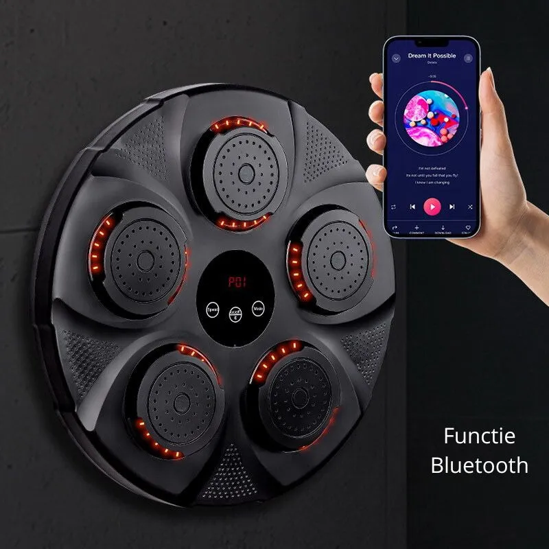 Aparat de box Smart cu muzica si lumina LED [5]
