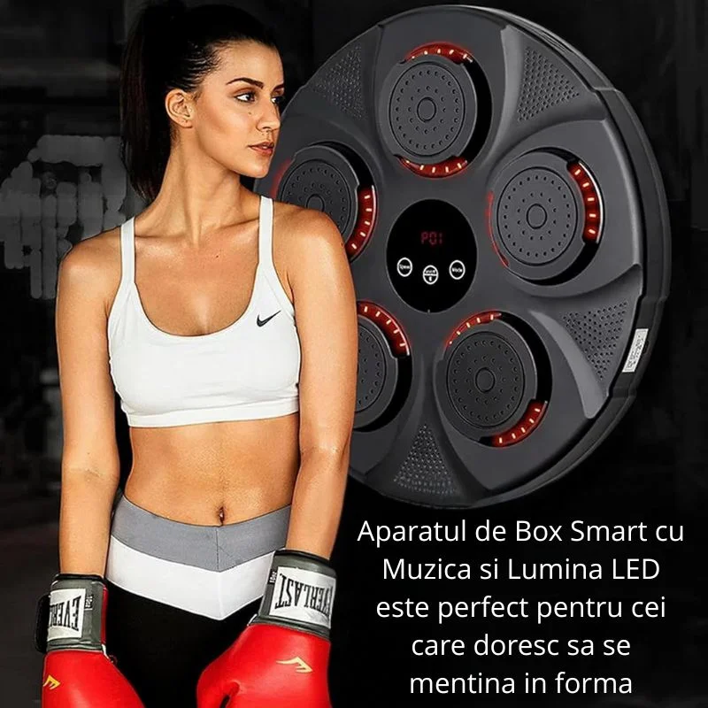 Aparat de box Smart cu muzica si lumina LED [6]