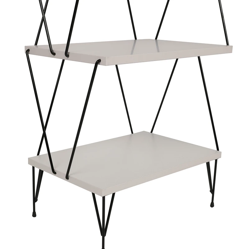 Balaban Biblioteca alba moderna cu rafturi, organizare eficienta [3]