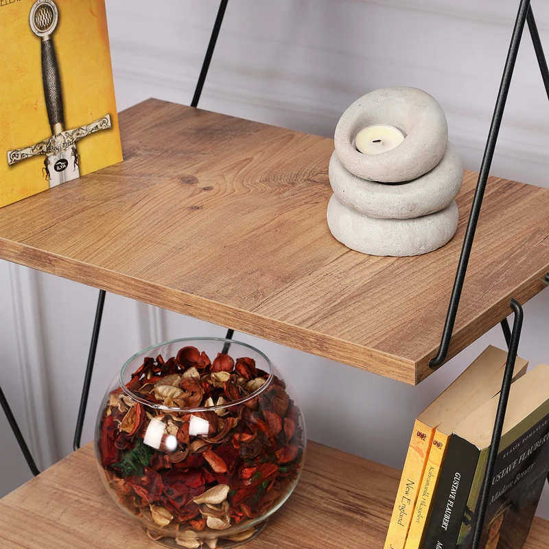 Biblioteca Balaban Pin cu rafturi multiple si design modern [10]