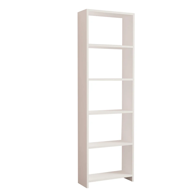 Biblioteca New, alb, spatii deschise, design minimalist, 160 cm [5]