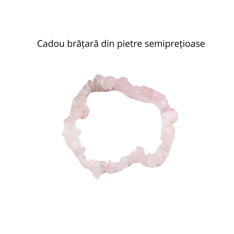 Bomba de baie si Bratara Cadou Rose Quartz [4]