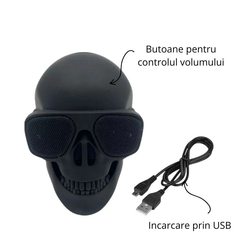 Boxa portabila Bluetooth Craniu [6]