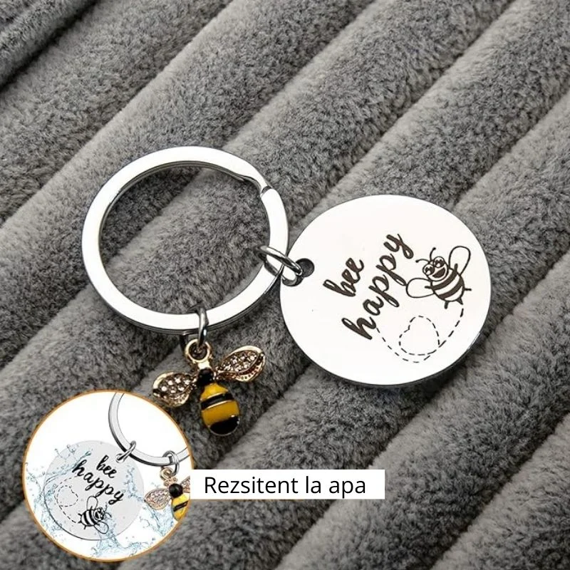 Breloc Amuzant Bee Happy [5]