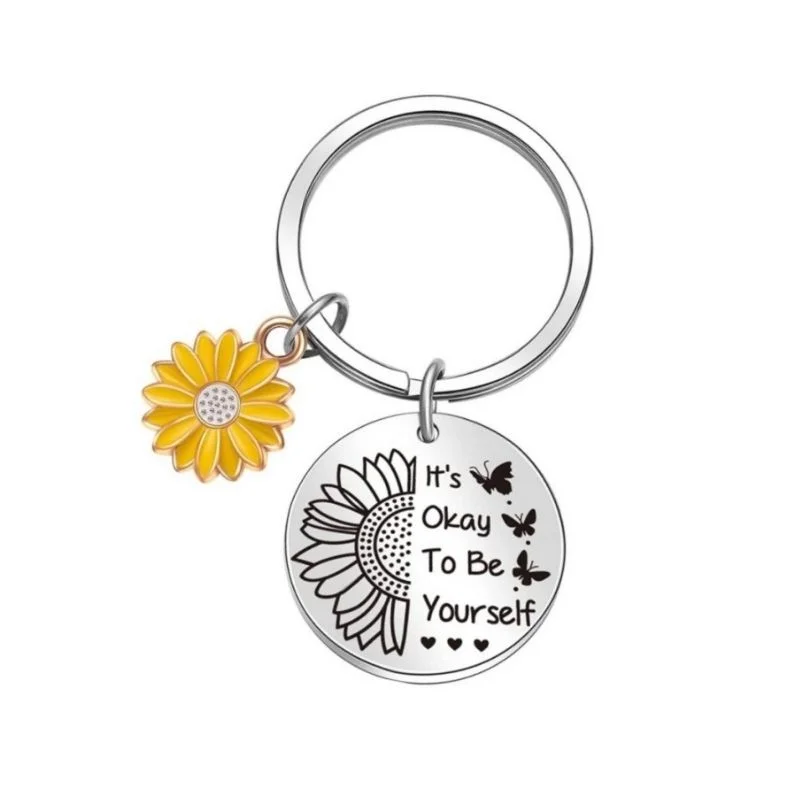 Breloc motivational cu floare [4]