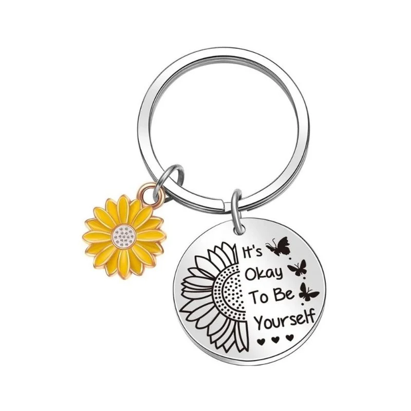 Breloc motivational cu floare [3]