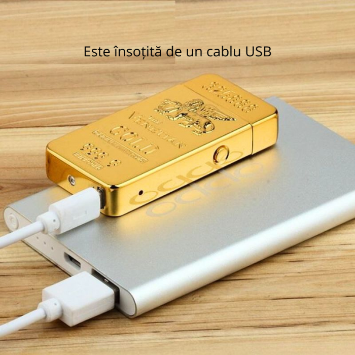 Bricheta electrica USB The Venetian Gold [2]