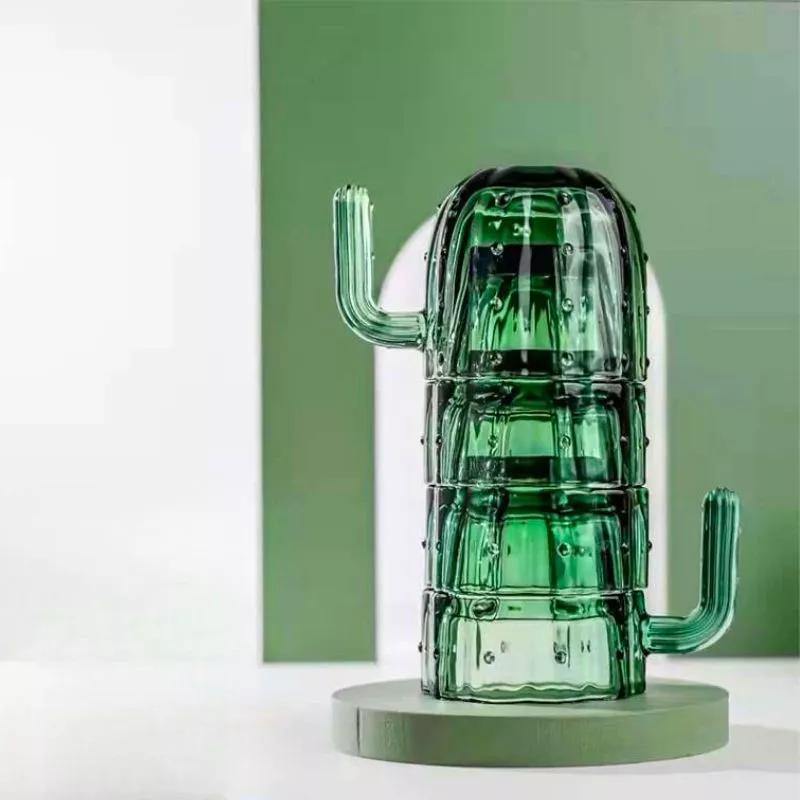 Cactus Cups set de 4 cani si pahare stivuibile [4]