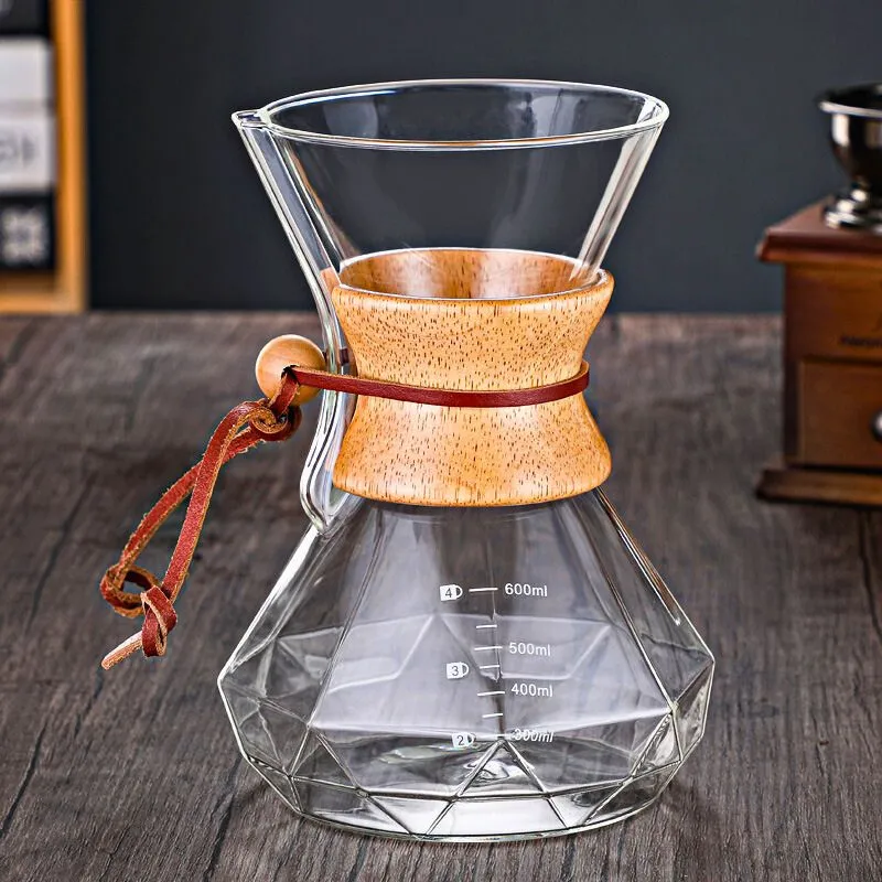 Recipient pentru cafea din sticla Coffee Joy V60 [2]
