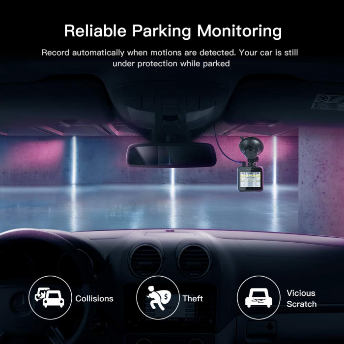 Camera auto DVR Apeman C420, Full HD, G-Sensor, Mod parcare, Filmare in bucla [6]