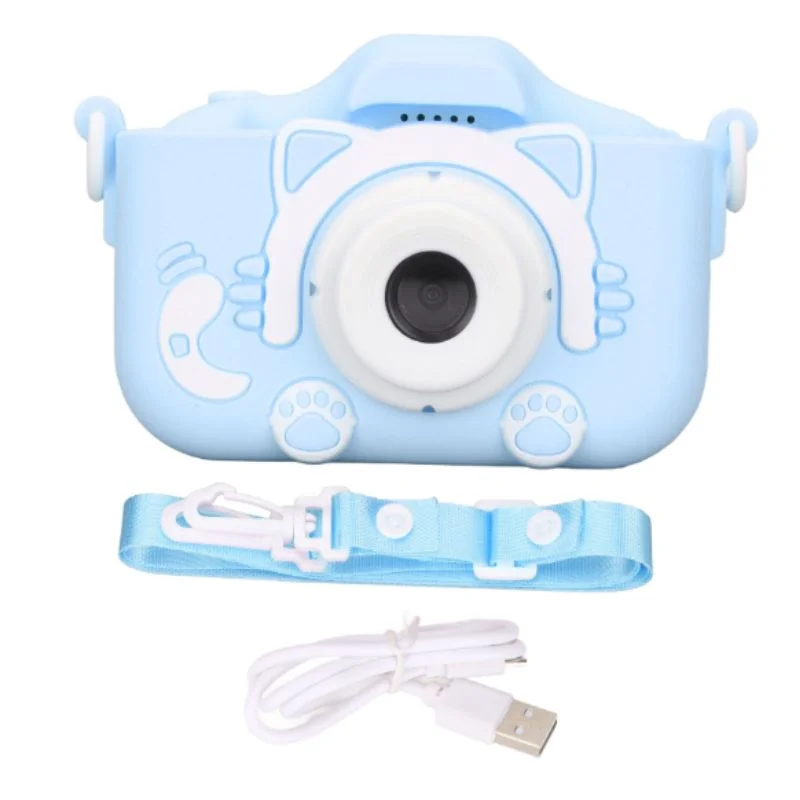Camera foto pentru copii Smart Fun Albastru, 96 MP, Ecran 2.0 inch, 64 GB SD, 1080P HD [10]