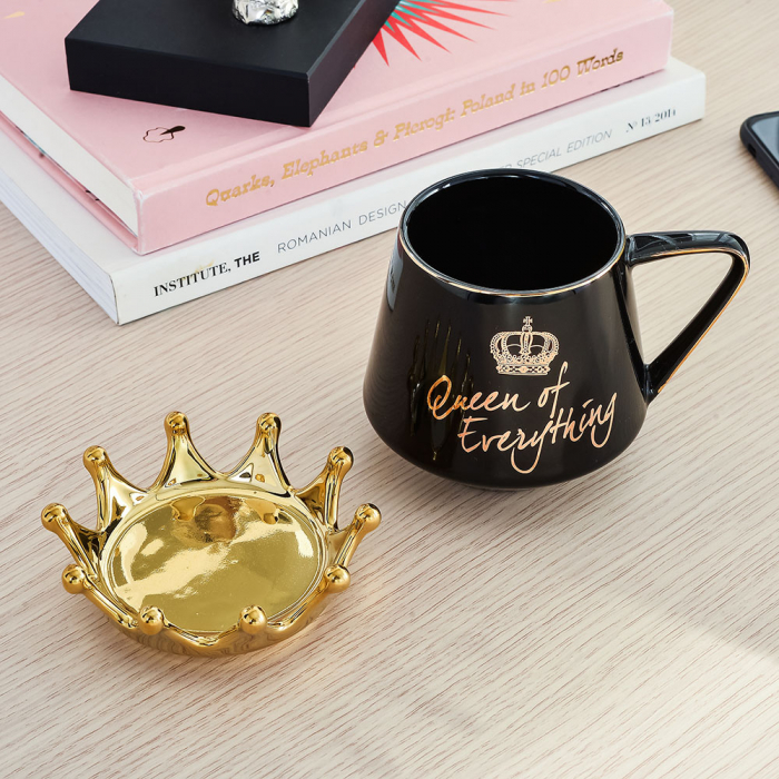 Cana cadou cu Coroana Queen of everything [3]