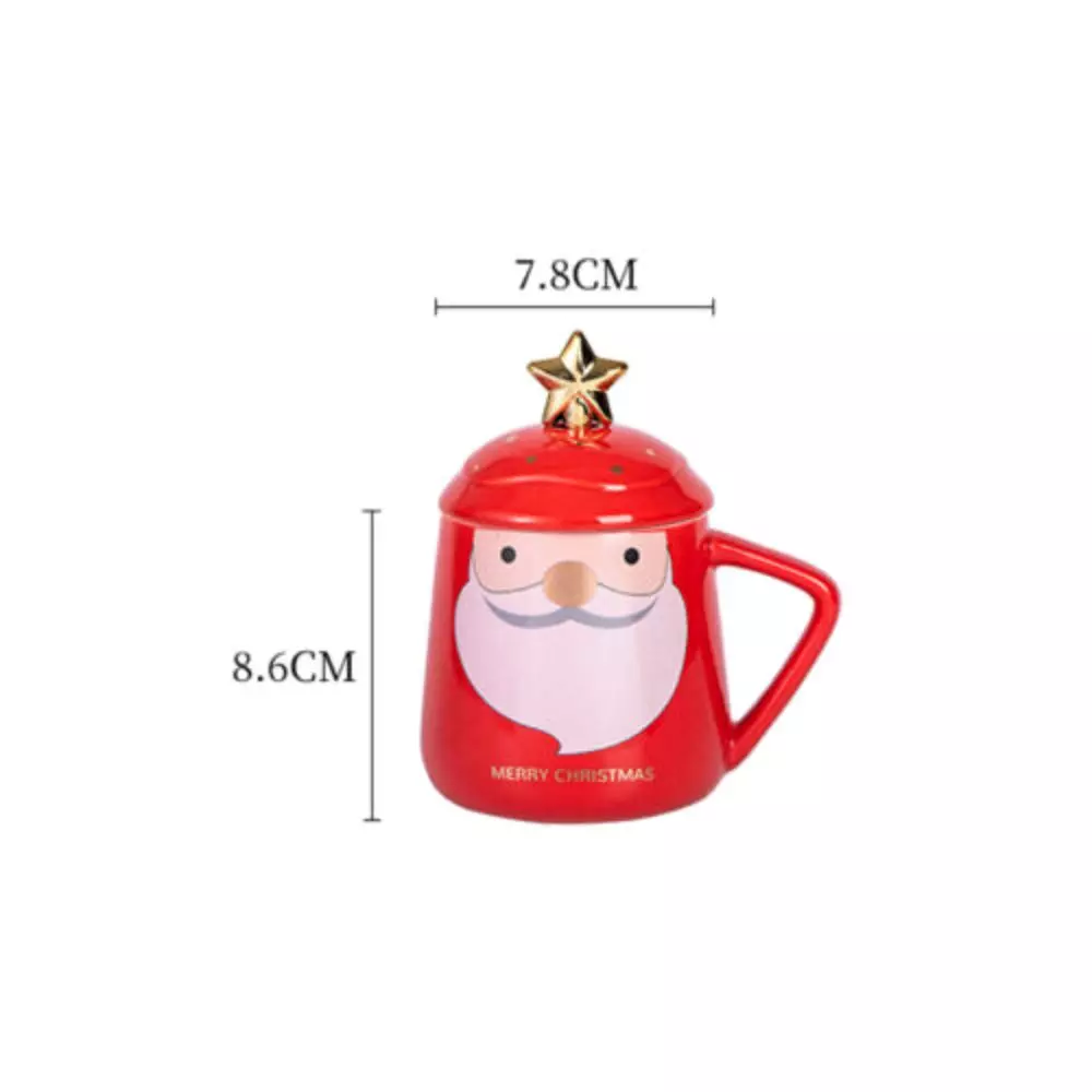 Cana cadou cu lingurita Craciuneste fericit, 450 ml [8]