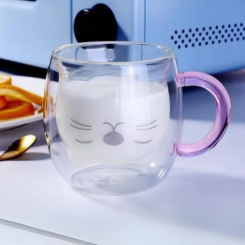 Cana cu Pereti Dubli Pink Cat [2]