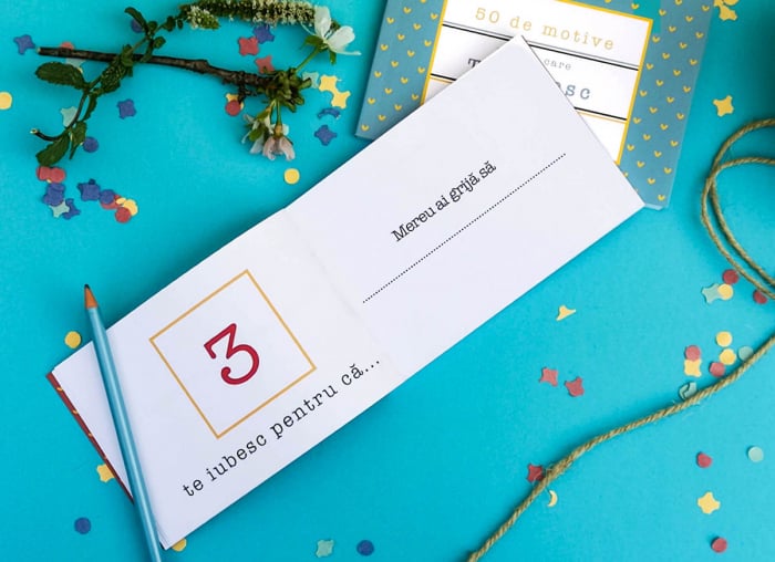 Carte cadou Iubita 50 Motive pentru care te iubesc [3]