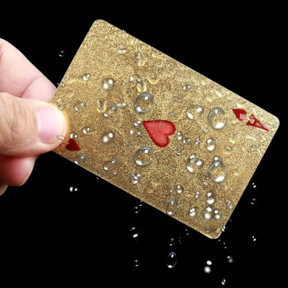 Carti de Joc Placate cu Aur 24K si cutie eleganta din lemn [5]