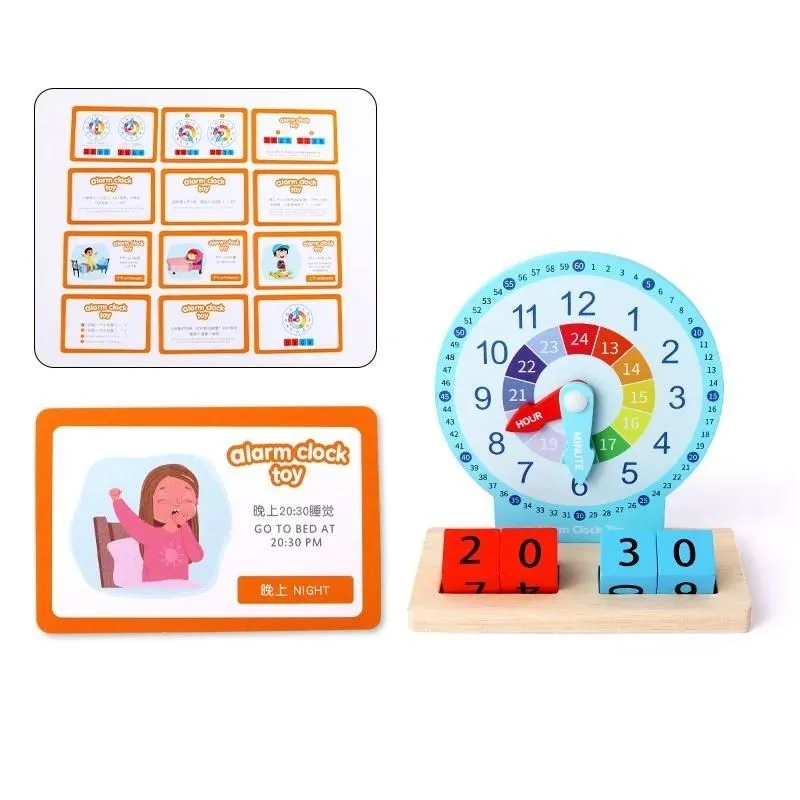 Ceas Invata Ceasul Jucarie EducaÈ›ionala Montessori pentru Copii [10]