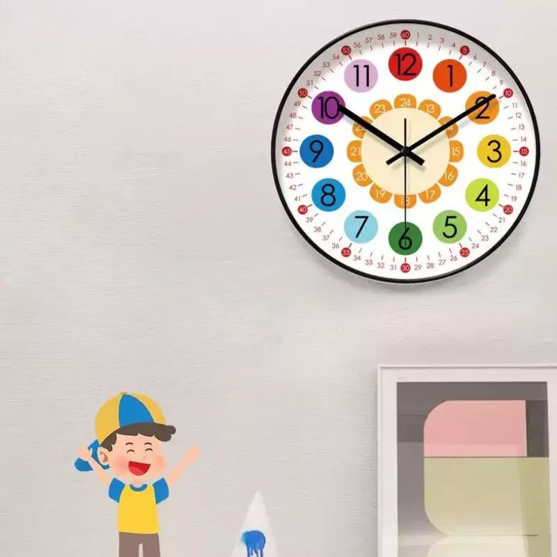Ceas de perete pentru copii Tic Tac Colours [6]