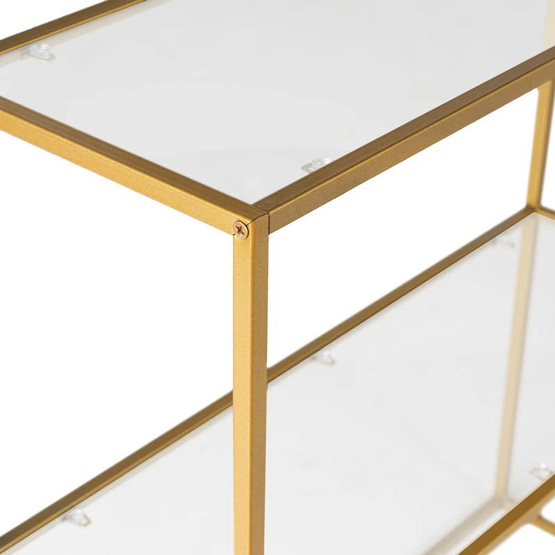 Comoda Berra aurie, structura metalica, design elegant [5]