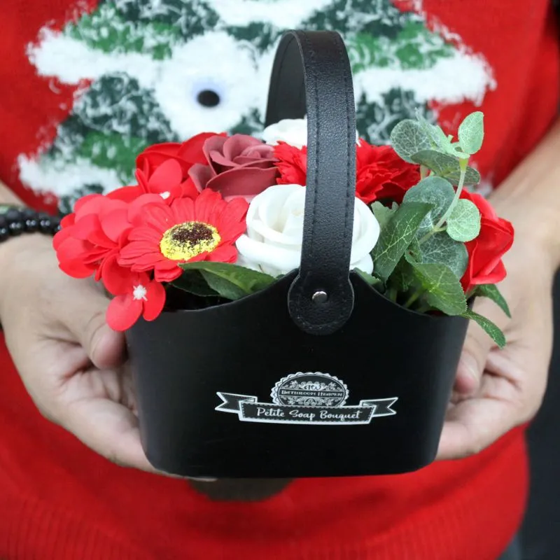 Cos cu Flori de Sapun Rich Reds [2]