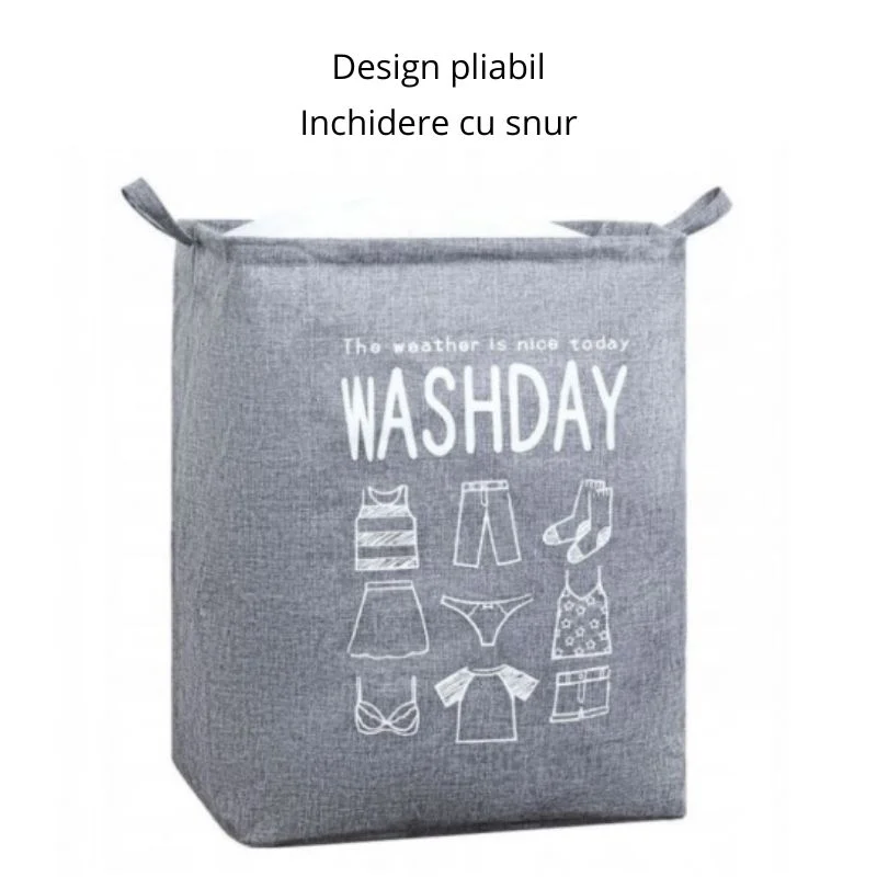 Cos pliabil pentru rufe Washday [8]