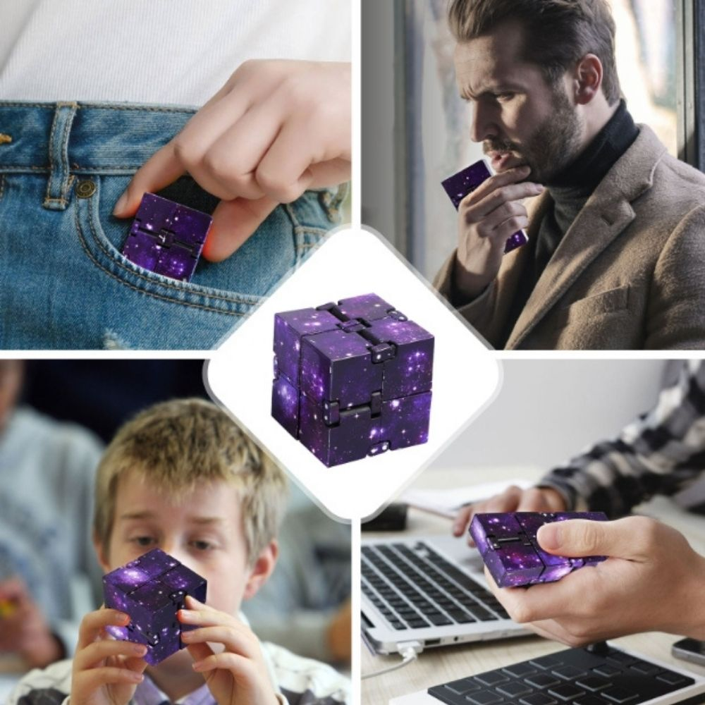 Cubul Magic Infinite Galaxii puzzle 3D unic [3]