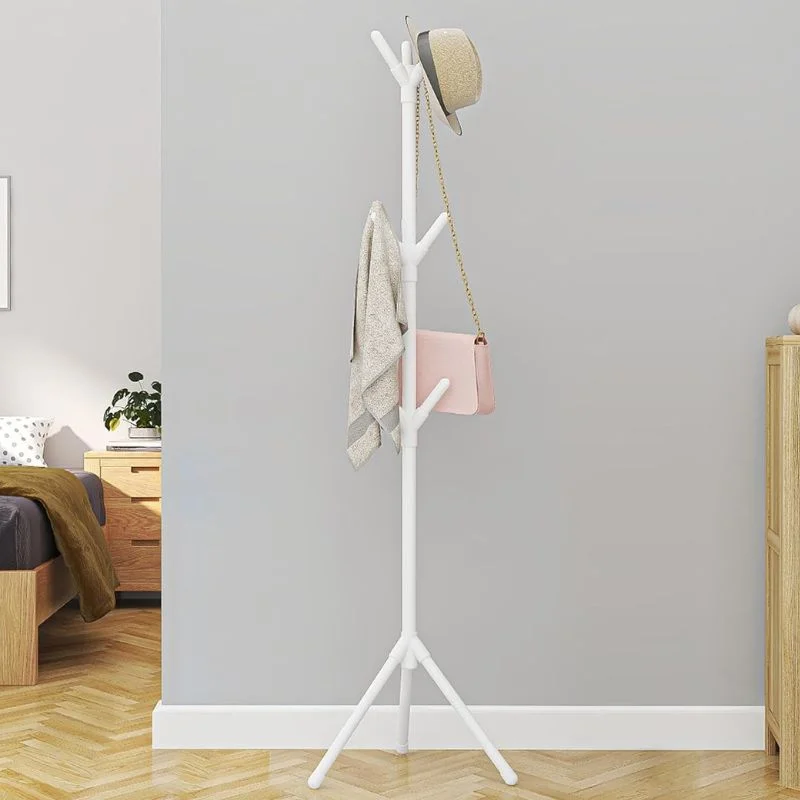 Cuier vertical metalic 166 cm cu agatatori multiple [4]