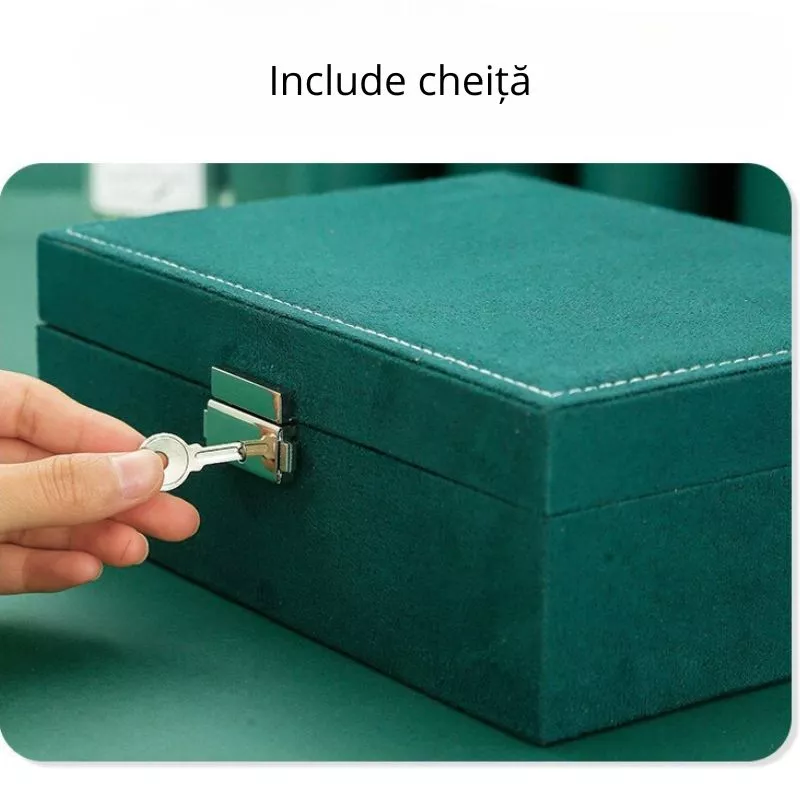 Cutie bijuterii verde, 23x17x8.5cm, Attractive [15]