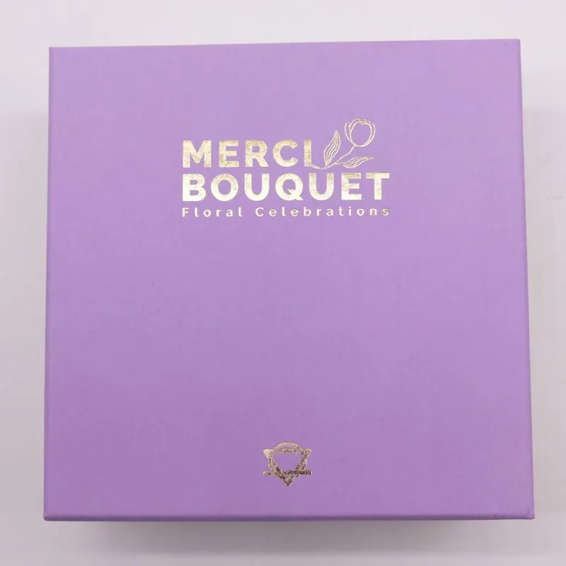 Cutie Cadou cu Flori de Sapun Purple [4]