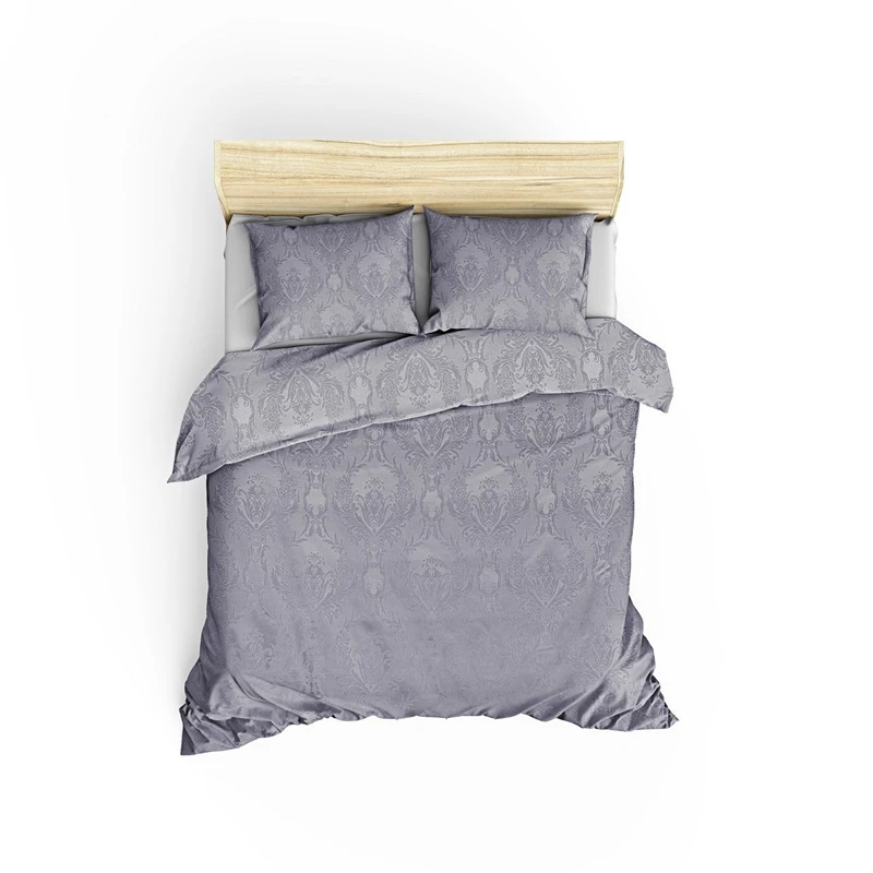 Cuvertura bumbac Beste - Gri, 240x260 cm, 2 fete de perna [3]