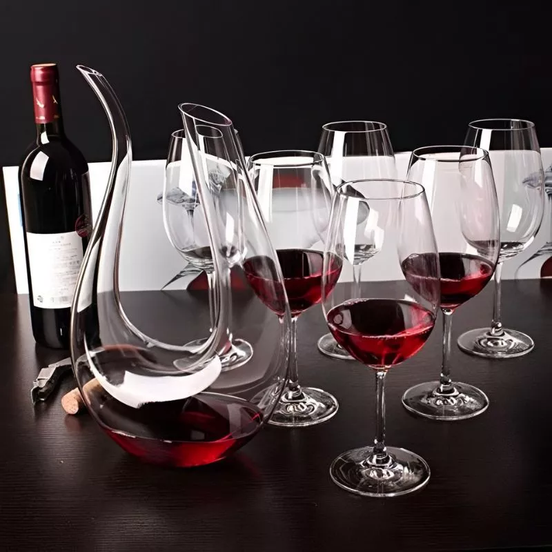 Decantor aerator Lebada cu bile de curatare Art statement [6]