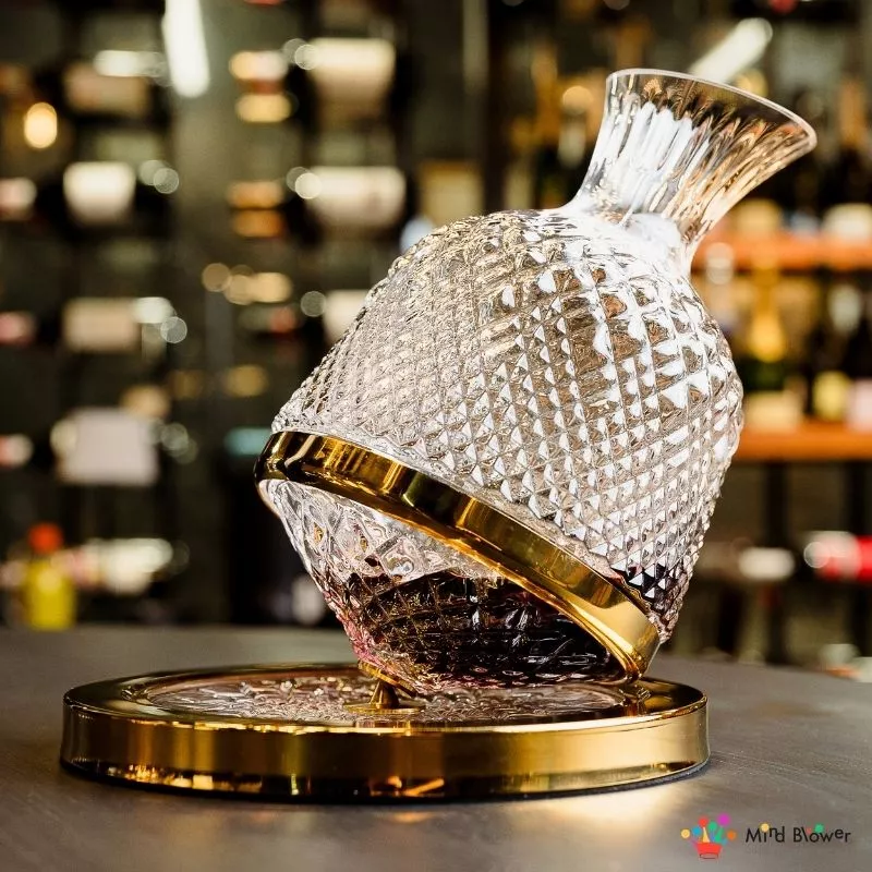Decantor de bauturi Rotativ, auriu [6]