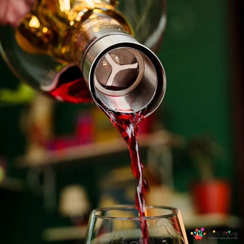 Decantor Cadou Munte de Aur In Varful Lumii cu bile de curatare [10]