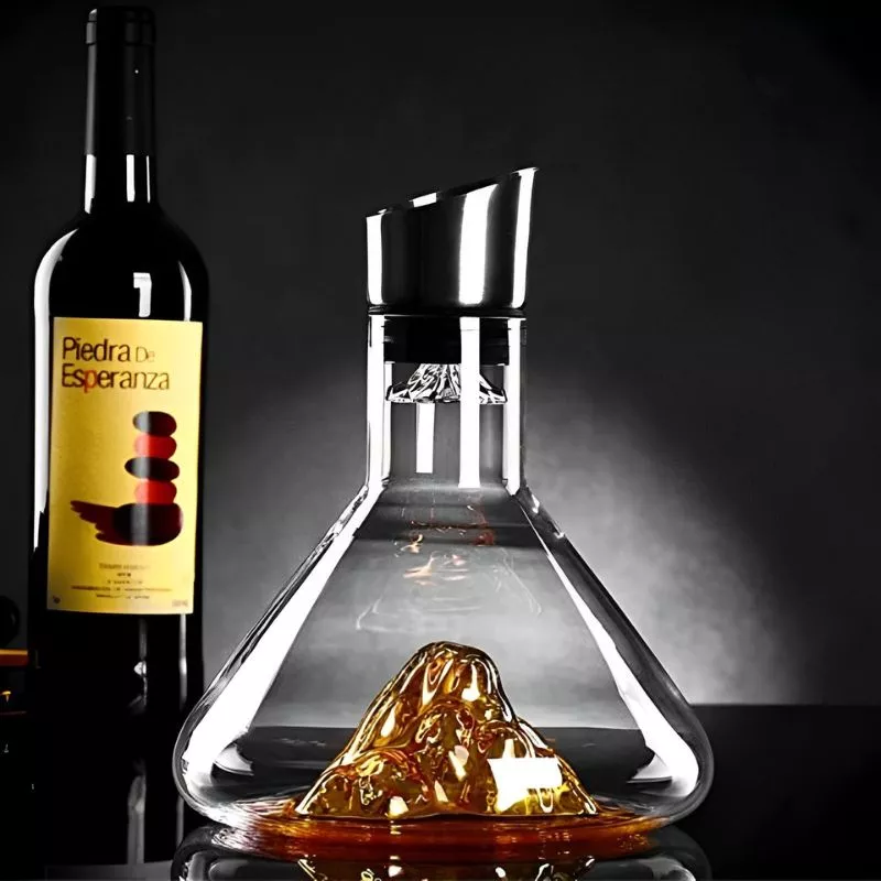 Decantor Cadou Munte de Aur In Varful Lumii cu bile de curatare [18]