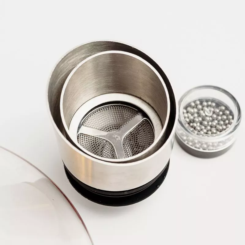 Decantor Cadou Munte de Aur In Varful Lumii cu bile de curatare [14]