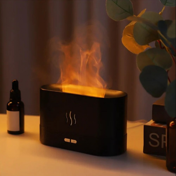 Difuzor aromaterapie cu simulator de Flacari [3]